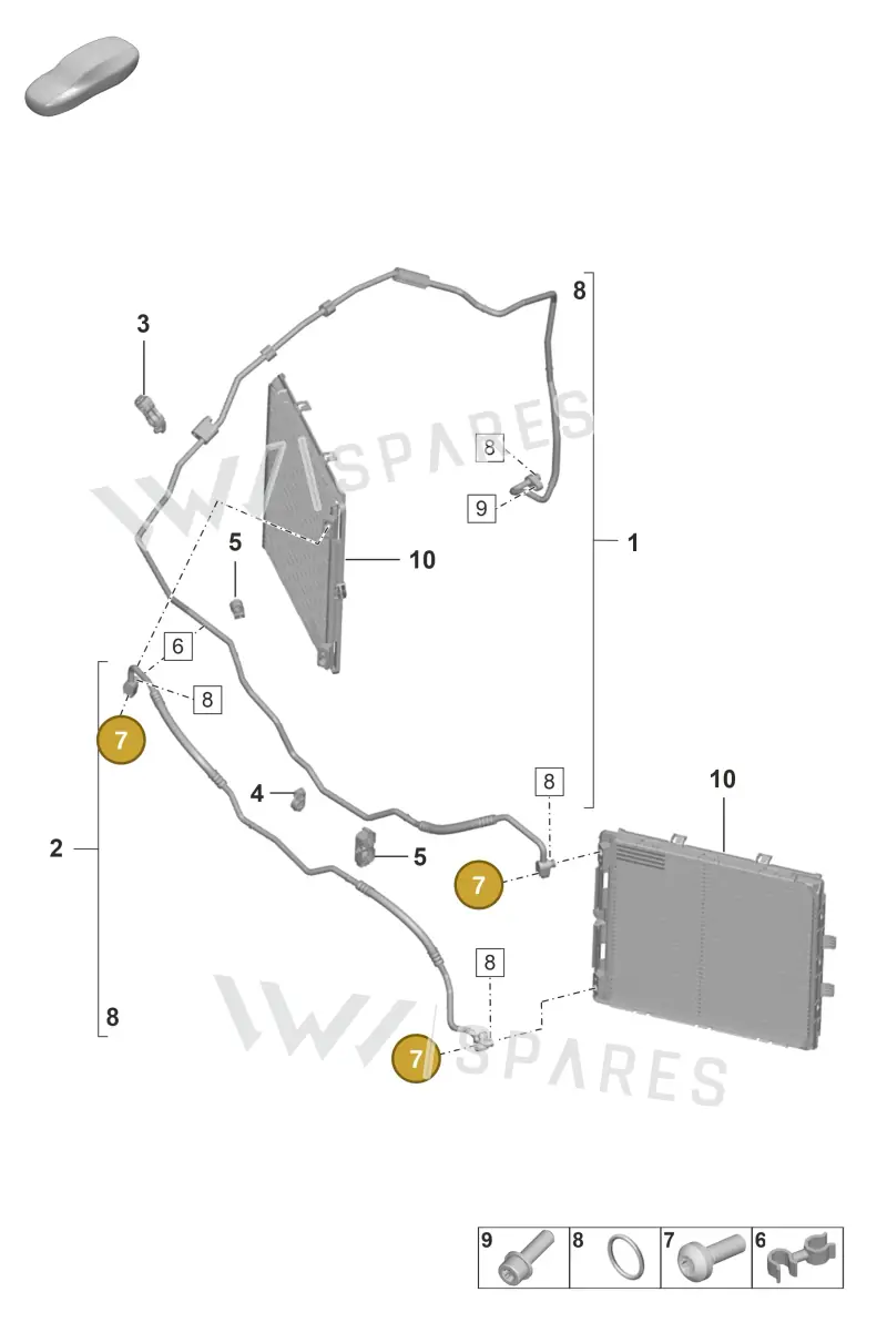 PAF106979 — Porsche 911 (2020-2022) diagram p53814800, position 7