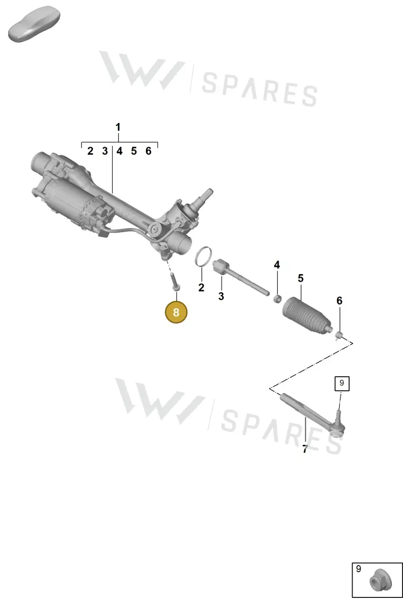 PAF107738 — Porsche 911 (2024-2025) diagram p63403000, position 8