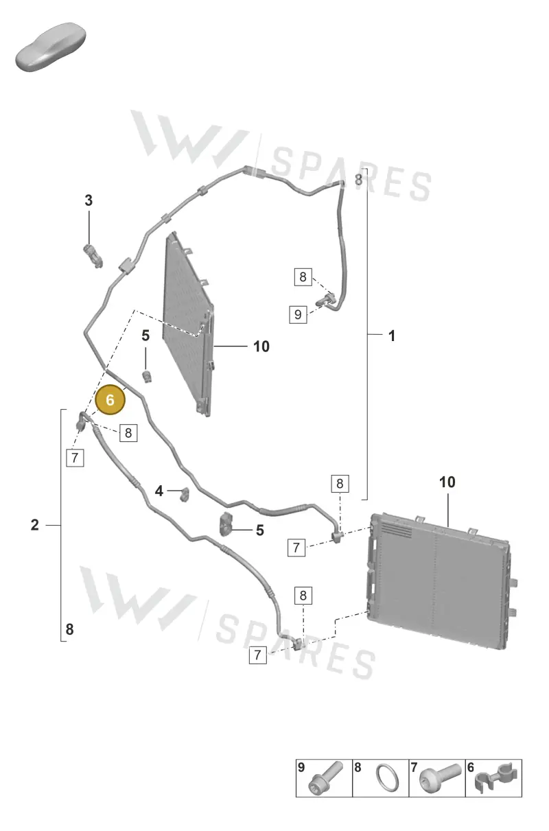 PAF108488 — Porsche 911 (2020-2022) diagram p53814800, position 6