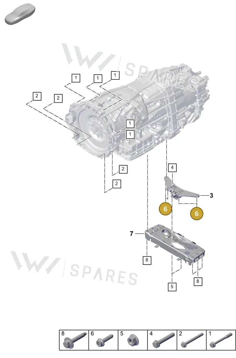 PAF108499 — Porsche Panamera (2023-2025) diagram p62306000, position 6