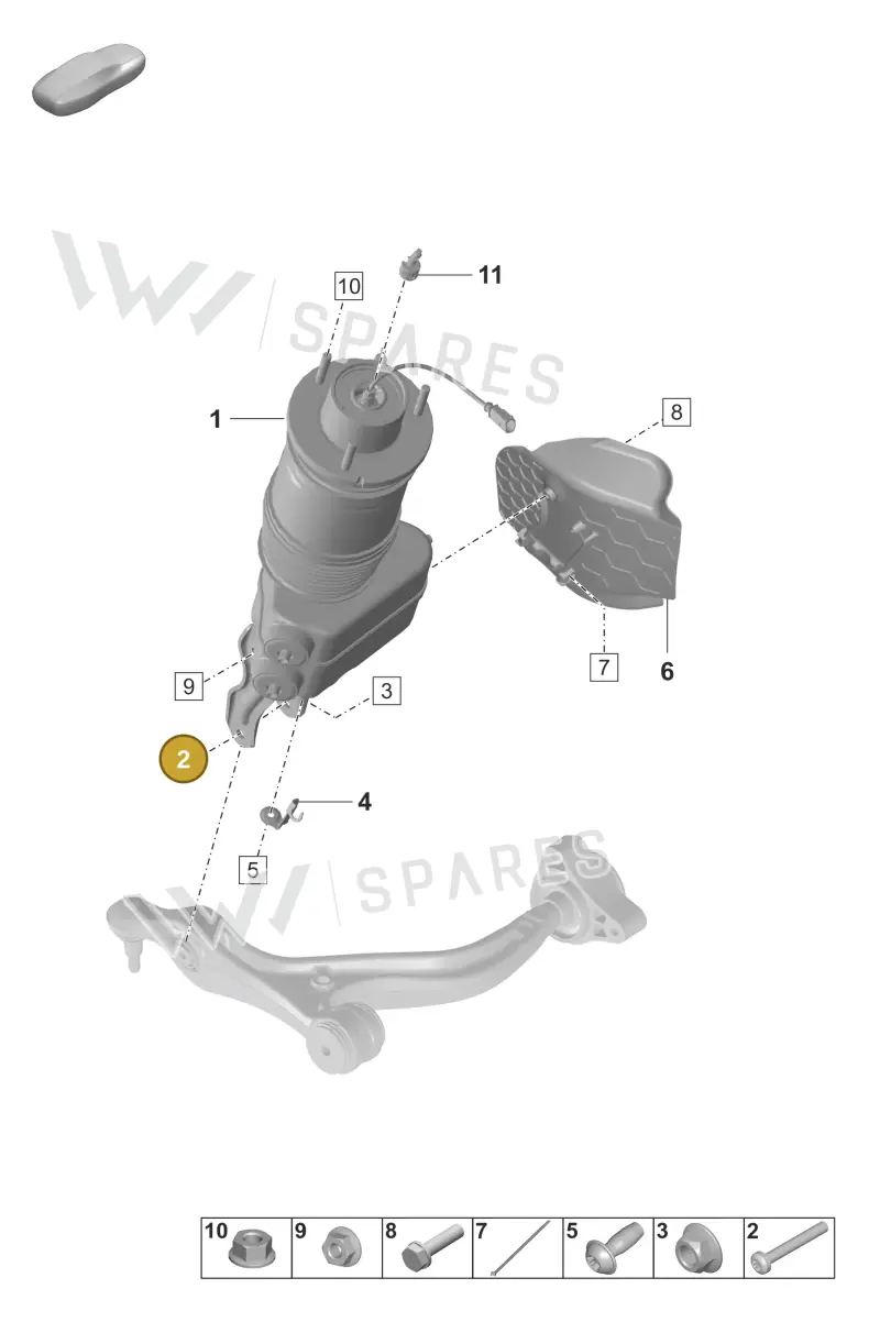 PAF108544 — Porsche Taycan Sport Turismo (2019-2024) diagram p56402000, position 2