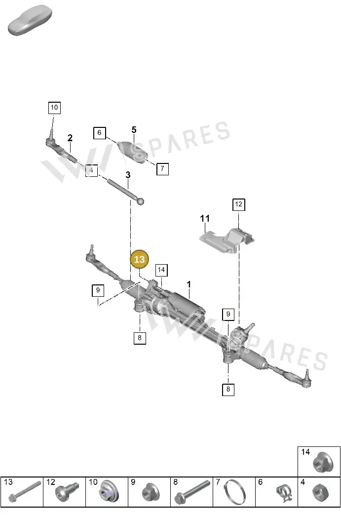 PAF108648 — Porsche Panamera (2023-2025) diagram p62403000, position 13
