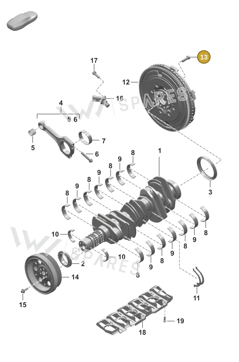 PAF906651 — Porsche 911 (2018-2024) diagram p53102000, position 13