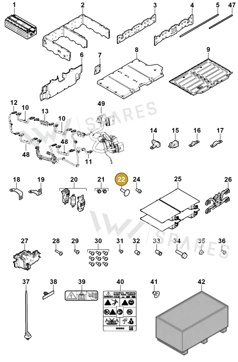 PAF908899 — Porsche Cayenne (2010-2018) diagram p35901046, position 22