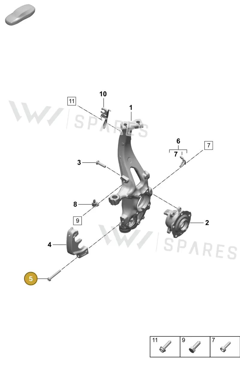 PAF910329 — Porsche Macan (2024-2024) diagram p61401020, position 5