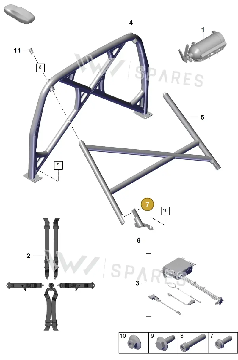 PAF910758 — Porsche 911 (2021-2022) diagram p59812025, position 7