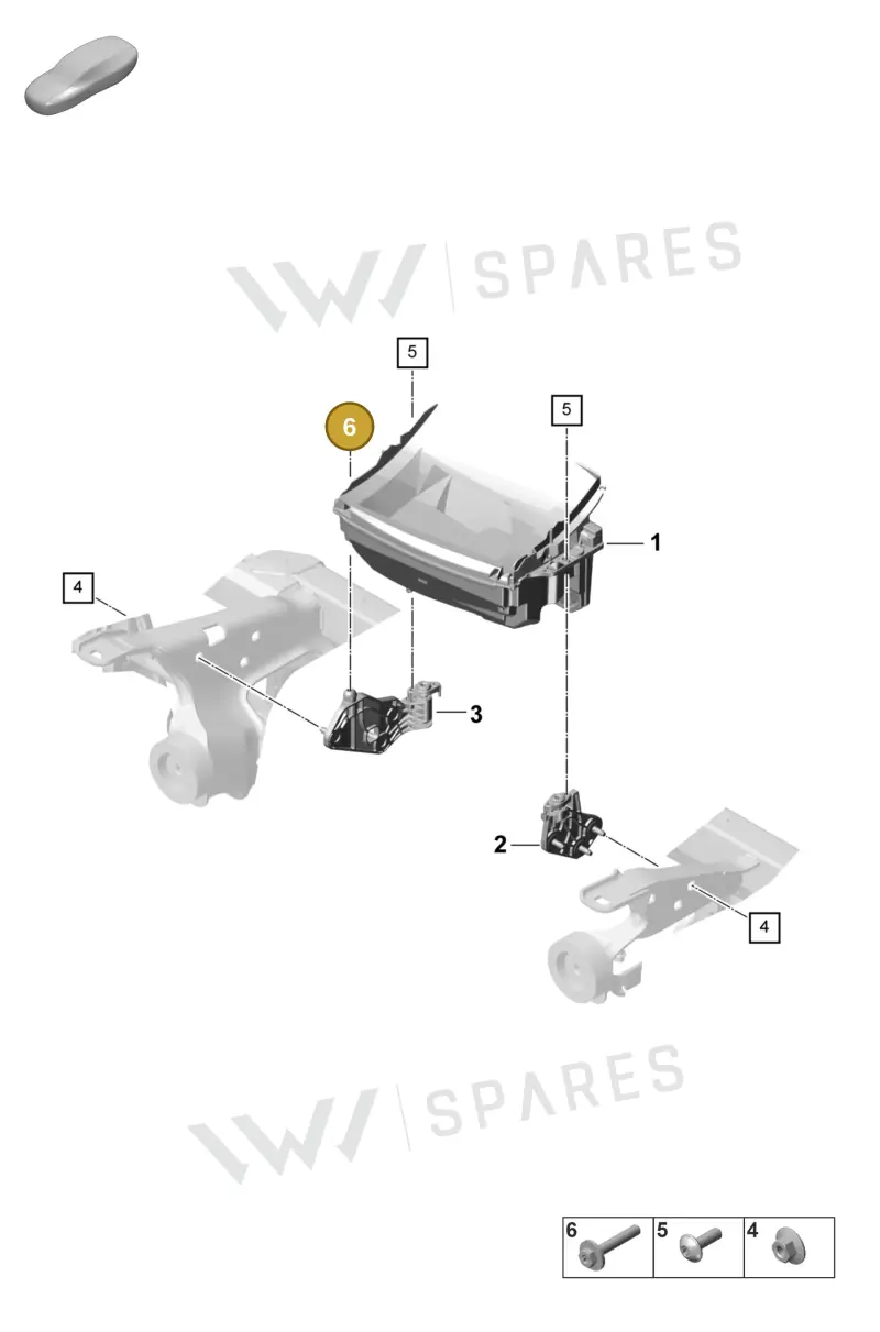 PAF911387 — Porsche Panamera (2020-2023) diagram p58911050, position 6