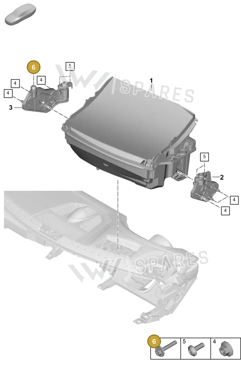 PAF911387 — Porsche Panamera (2023-2025) diagram p62915000, position 6