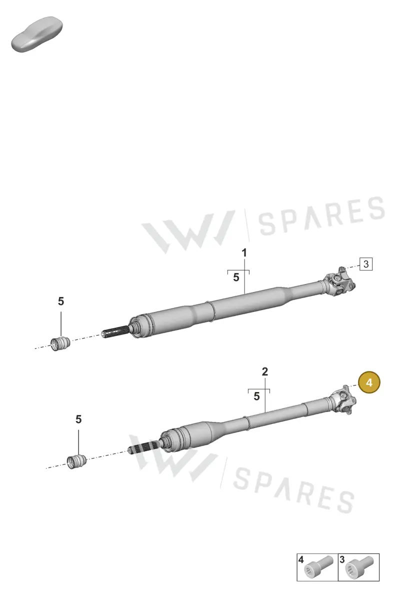PAF911439 — Porsche 911 (2018-2024) diagram p53304200, position 4