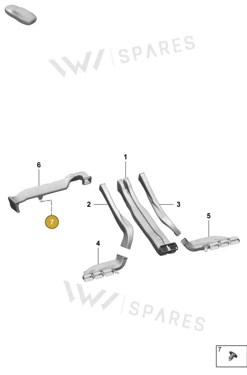 PAF911503 — Porsche Macan (2024-2024) diagram p61813200, position 7