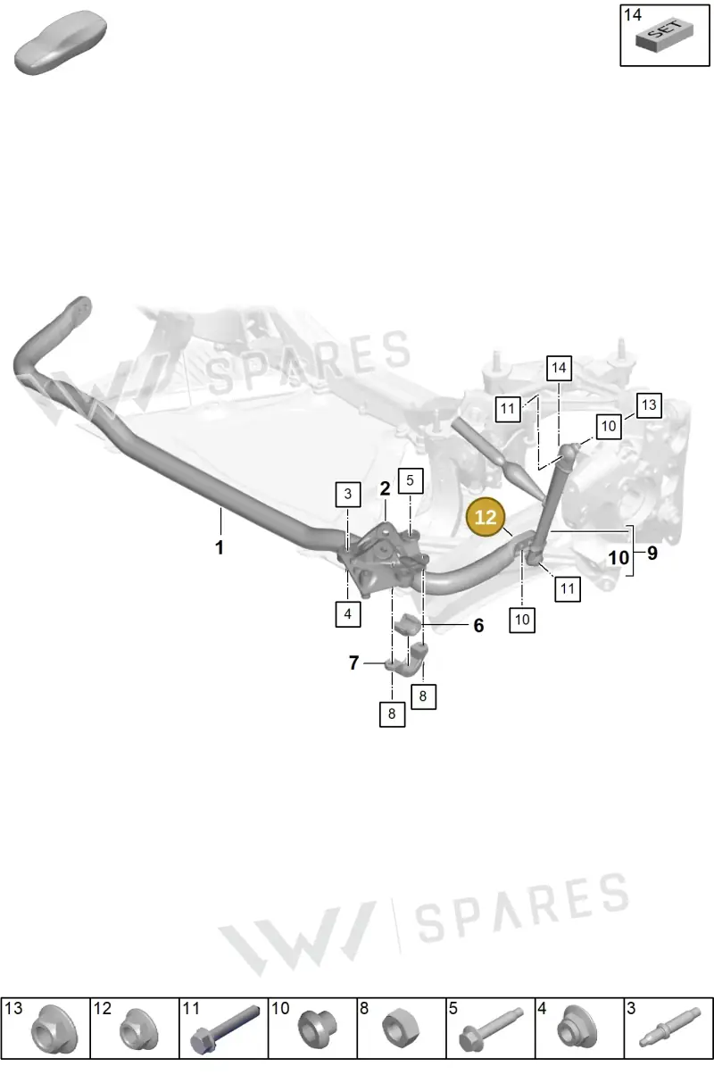 PAF912679 — Porsche 911 (2021-2022) diagram p59502110, position 12