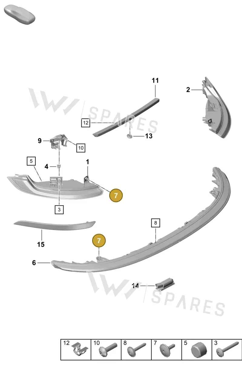 PAF912766 — Porsche 911 (2020-2022) diagram p57905050, position 7