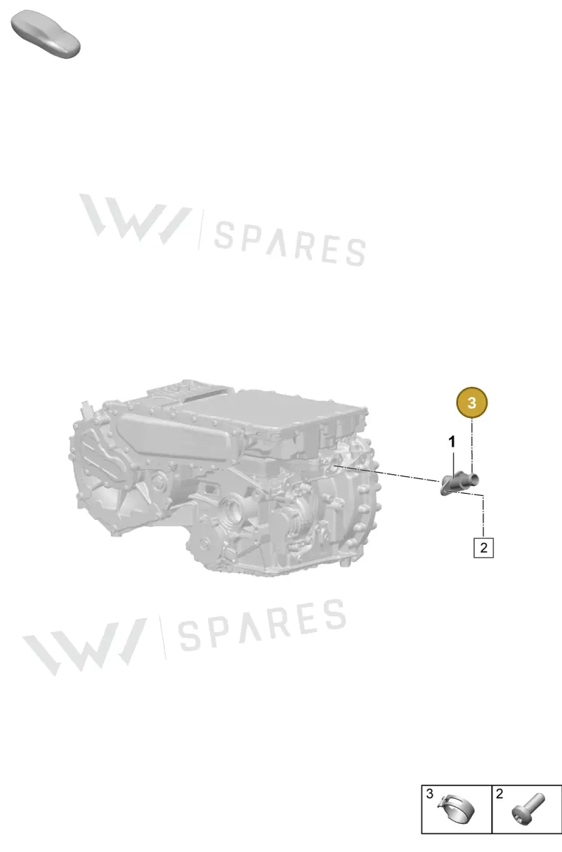 PAF912995 — Porsche Macan (2024-2024) diagram p61151150, position 3