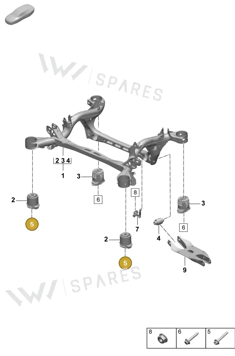 PAF913078 — Porsche Macan (2024-2024) diagram p61501000, position 5