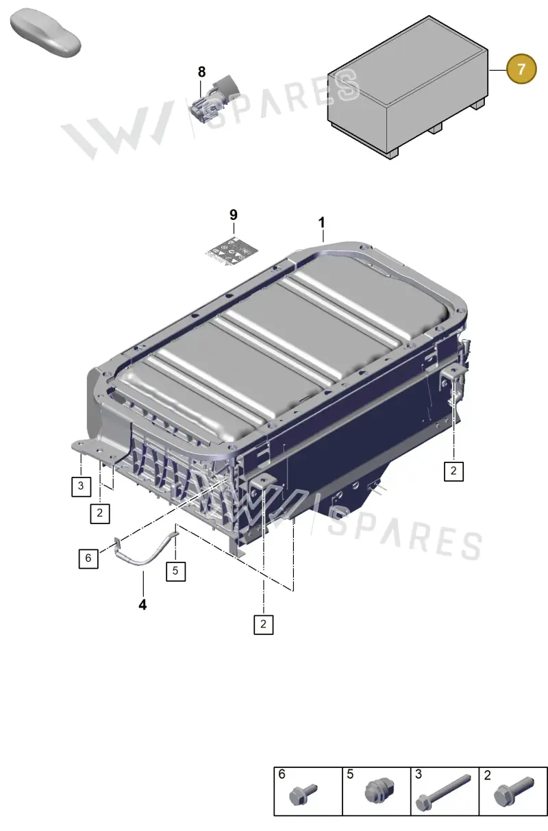 V04015001FF — Porsche Panamera (2023-2025) diagram p62251000, position 7