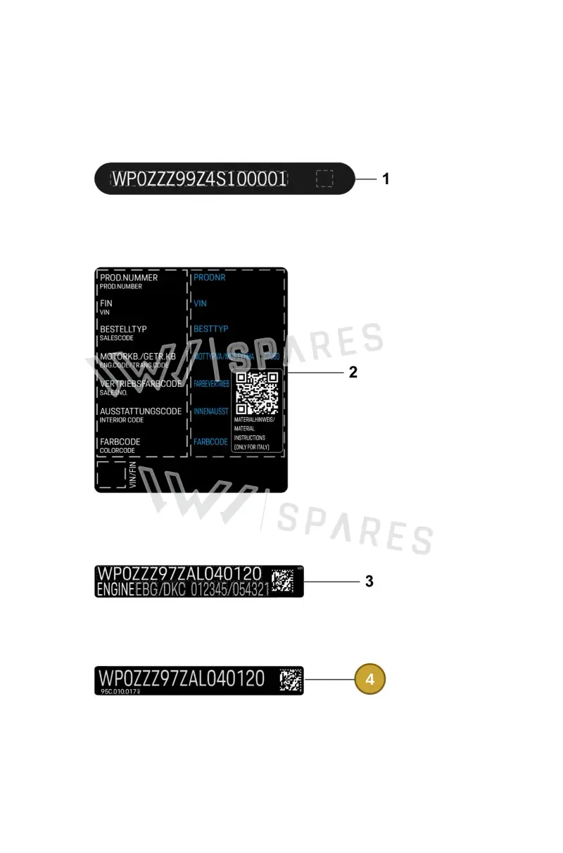 V04015002AA — Porsche Macan (2024-2024) diagram p61003100, position 4