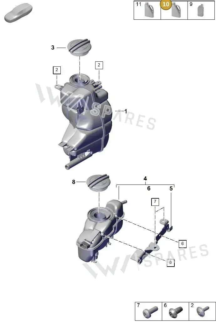V04015003P — Porsche Panamera (2023-2025) diagram p62105100, position 10