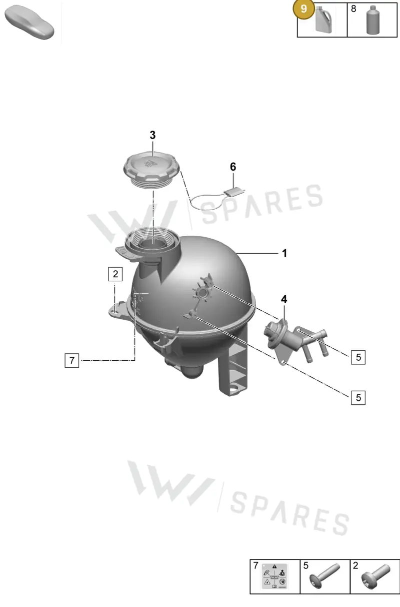 V04015003P — Porsche Macan (2024-2024) diagram p61155100, position 9