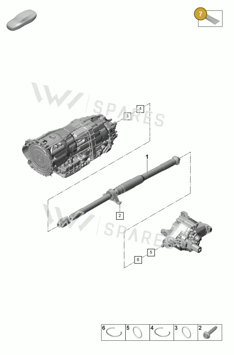 V04015003 — Porsche Panamera (2023-2025) diagram p58305020, position 7