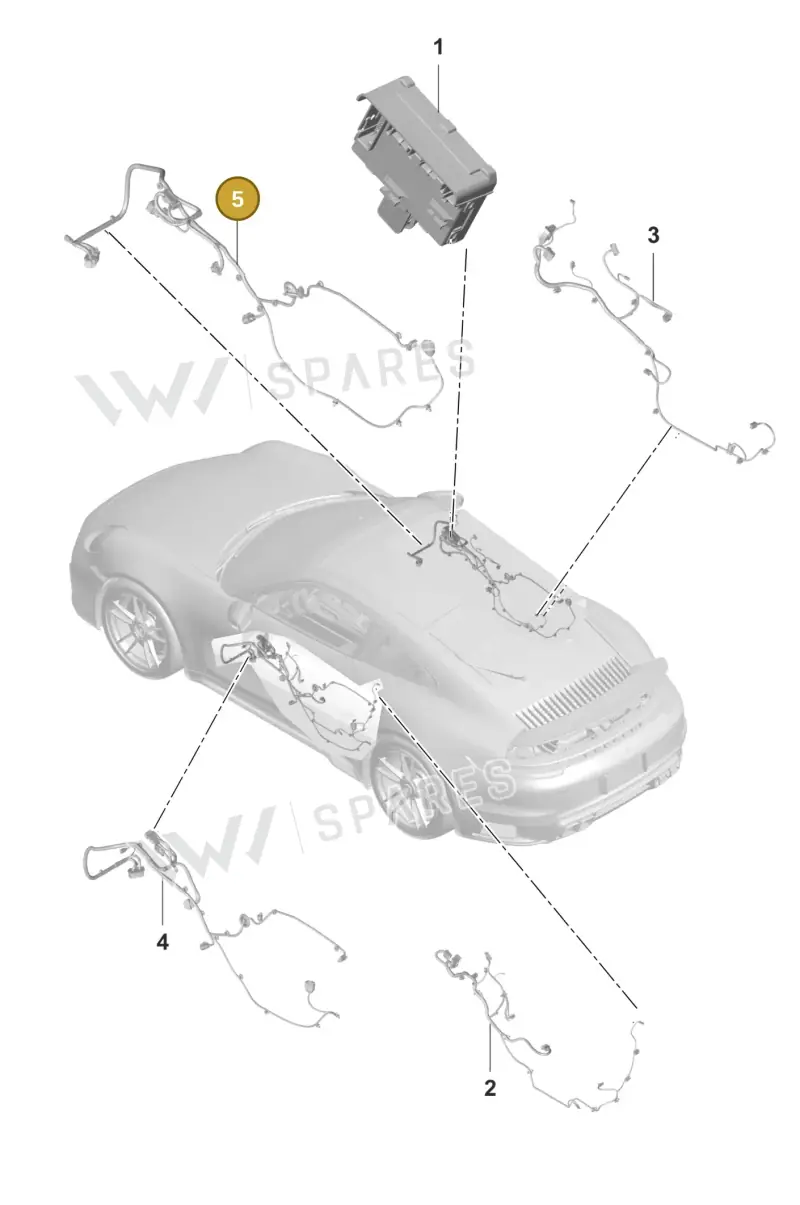 V04015031A — Porsche 911 (2020-2022) diagram p57902150, position 5
