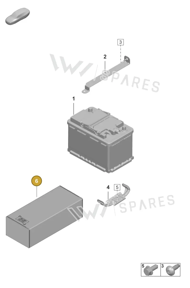 V04015800BA — Porsche 911 (2021-2022) diagram p59902060, position 6