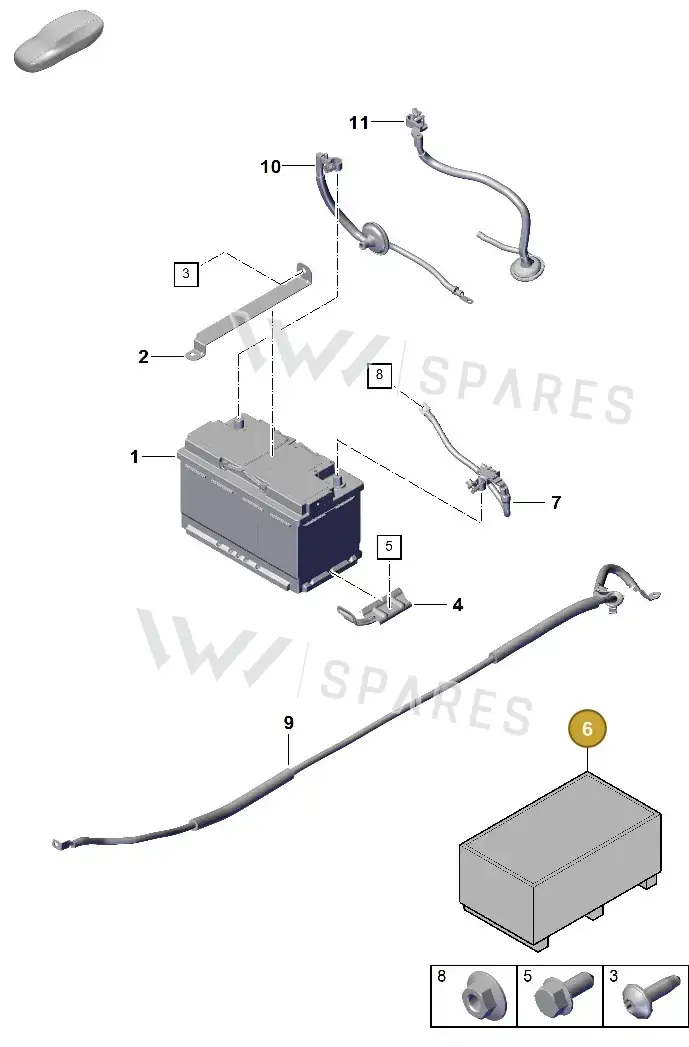 V04015800BA — Porsche 911 (2024-2025) diagram p63902300, position 6