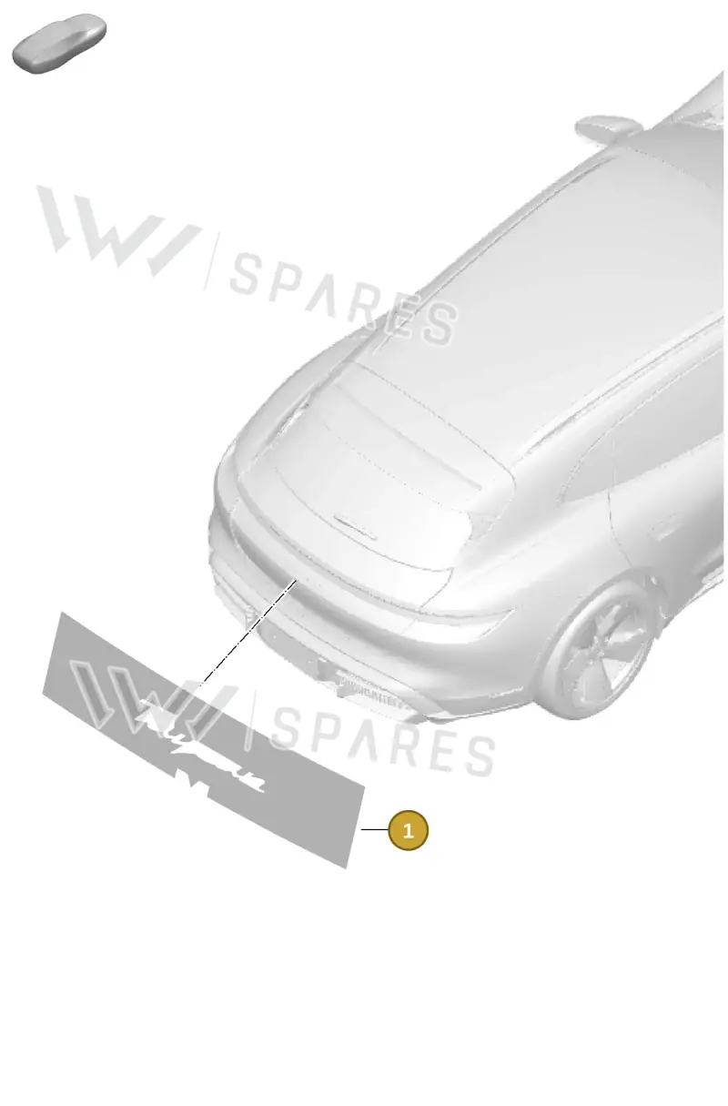 V04016003CA — Porsche Taycan Sport Turismo (2023-2025) diagram p56810000, position 1