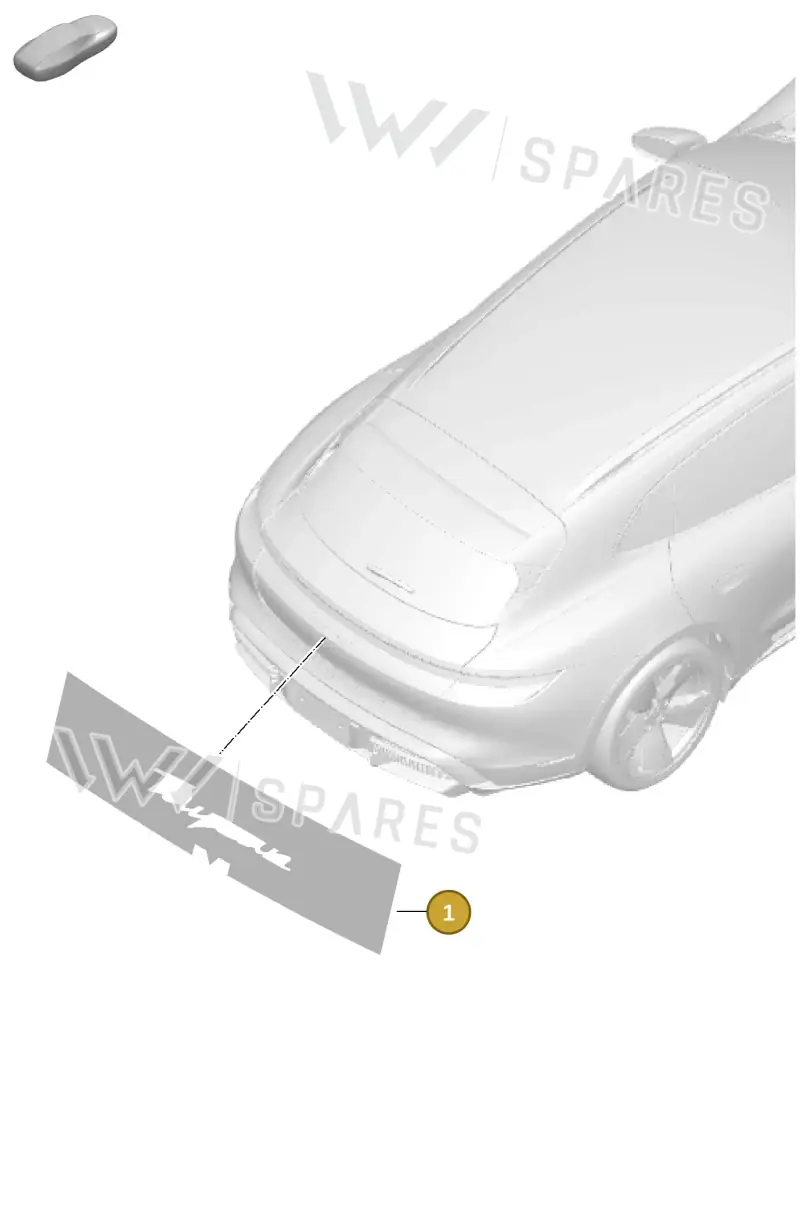 V04016003CB — Porsche Taycan Sport Turismo (2019-2024) diagram p56810000, position 1