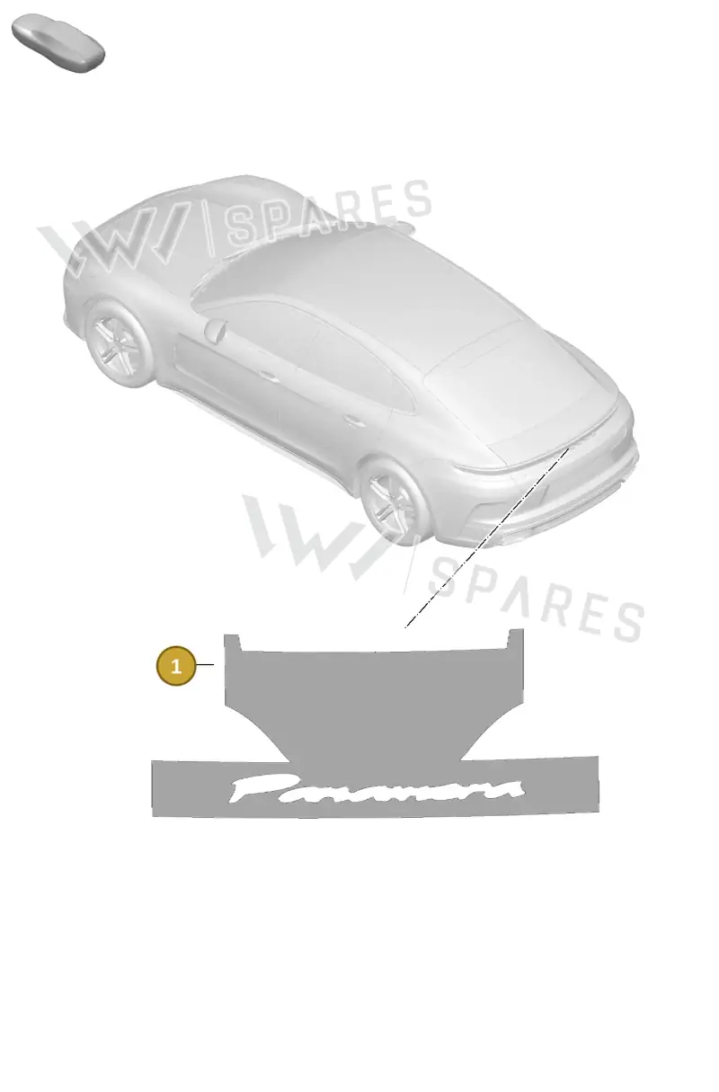 V04016003DB — Porsche Panamera (2023-2025) diagram p62810050, position 1