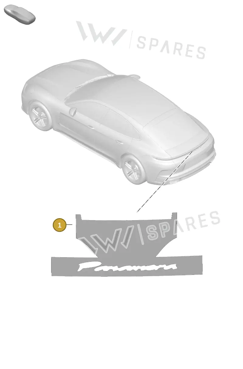 V04016003DC — Porsche Panamera (2023-2025) diagram p62810050, position 1