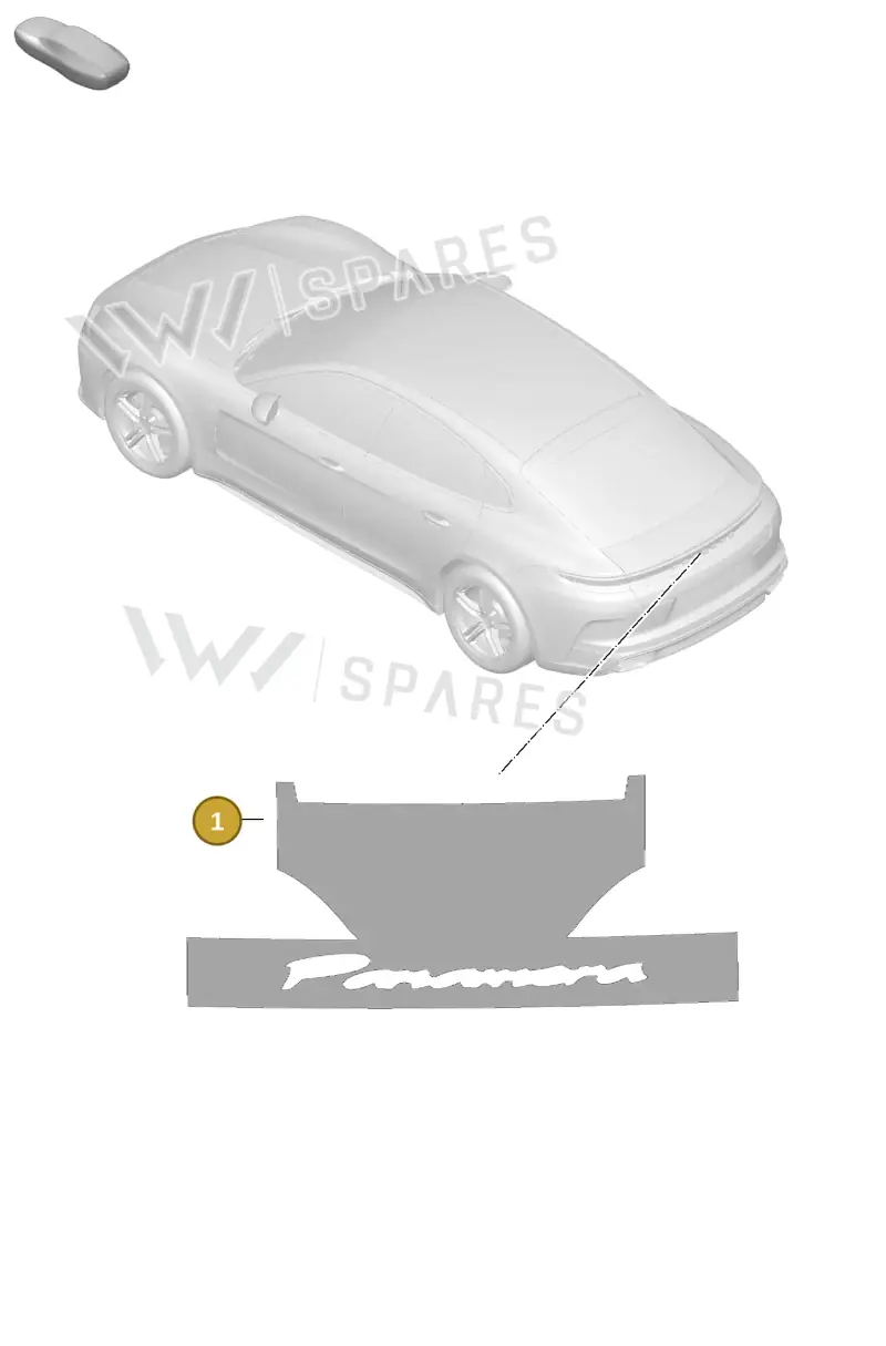 V04016003DJ — Porsche Panamera (2023-2025) diagram p62810050, position 1