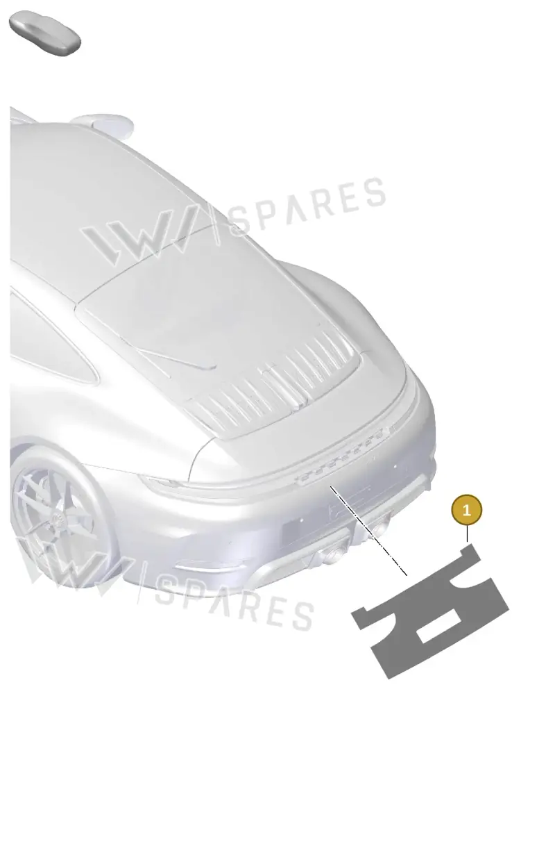V04016003DT — Porsche 911 (2024-2025) diagram p63810100, position 1