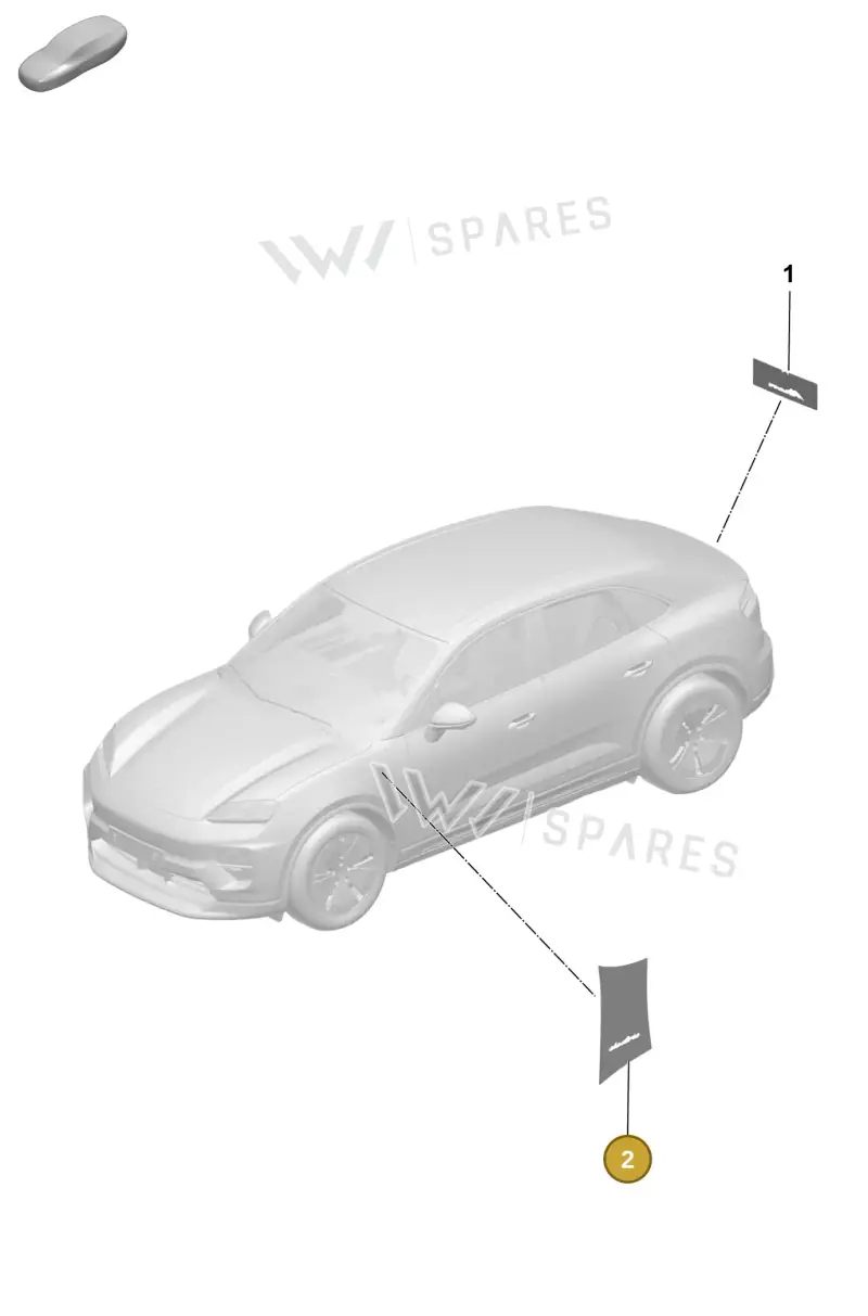 V04016003EN — Porsche Macan (2024-2024) diagram p61810050, position 2