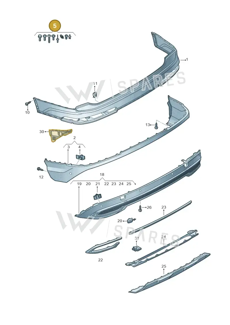 V04017001E — Audi Q7 (2015-2025) diagram 859807062, position 5