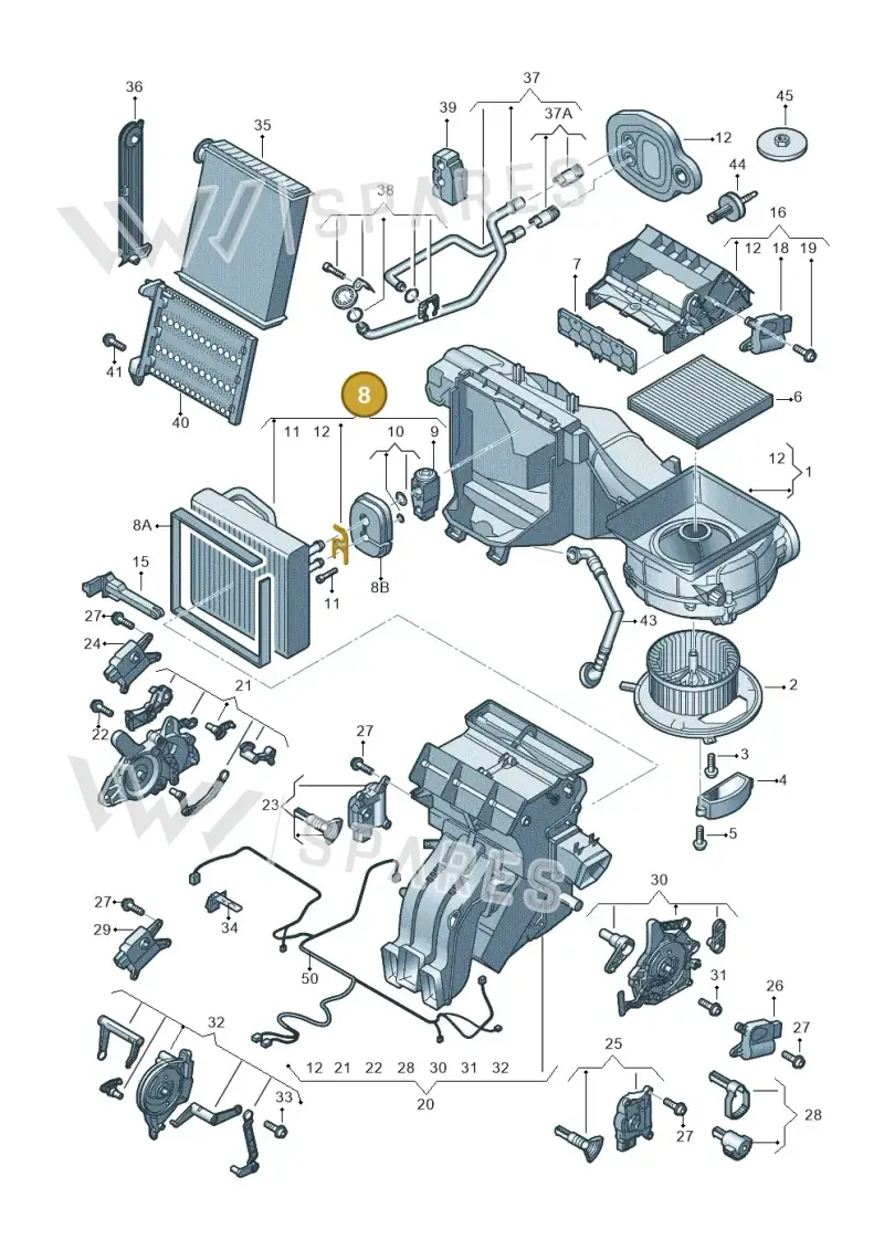 V04018002C — SEAT CUPRA Formentor (2020-) diagram 793820200, position 8