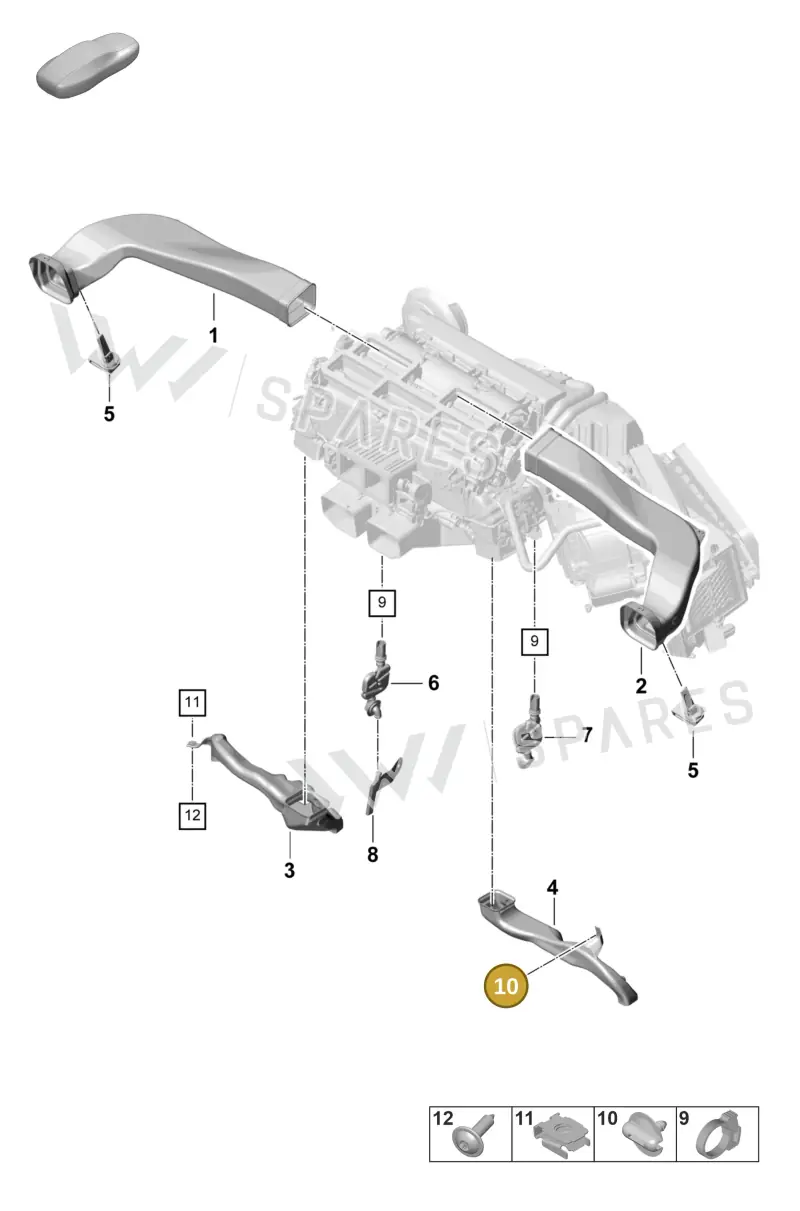 WHT000155 — Porsche Panamera (2023-) diagram p58813800, position 10