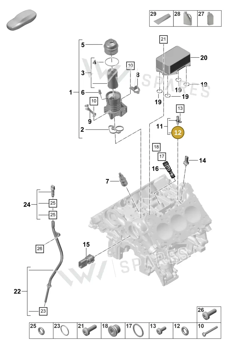 WHT002287C — Porsche Panamera (2023-) diagram p58104210, position 12