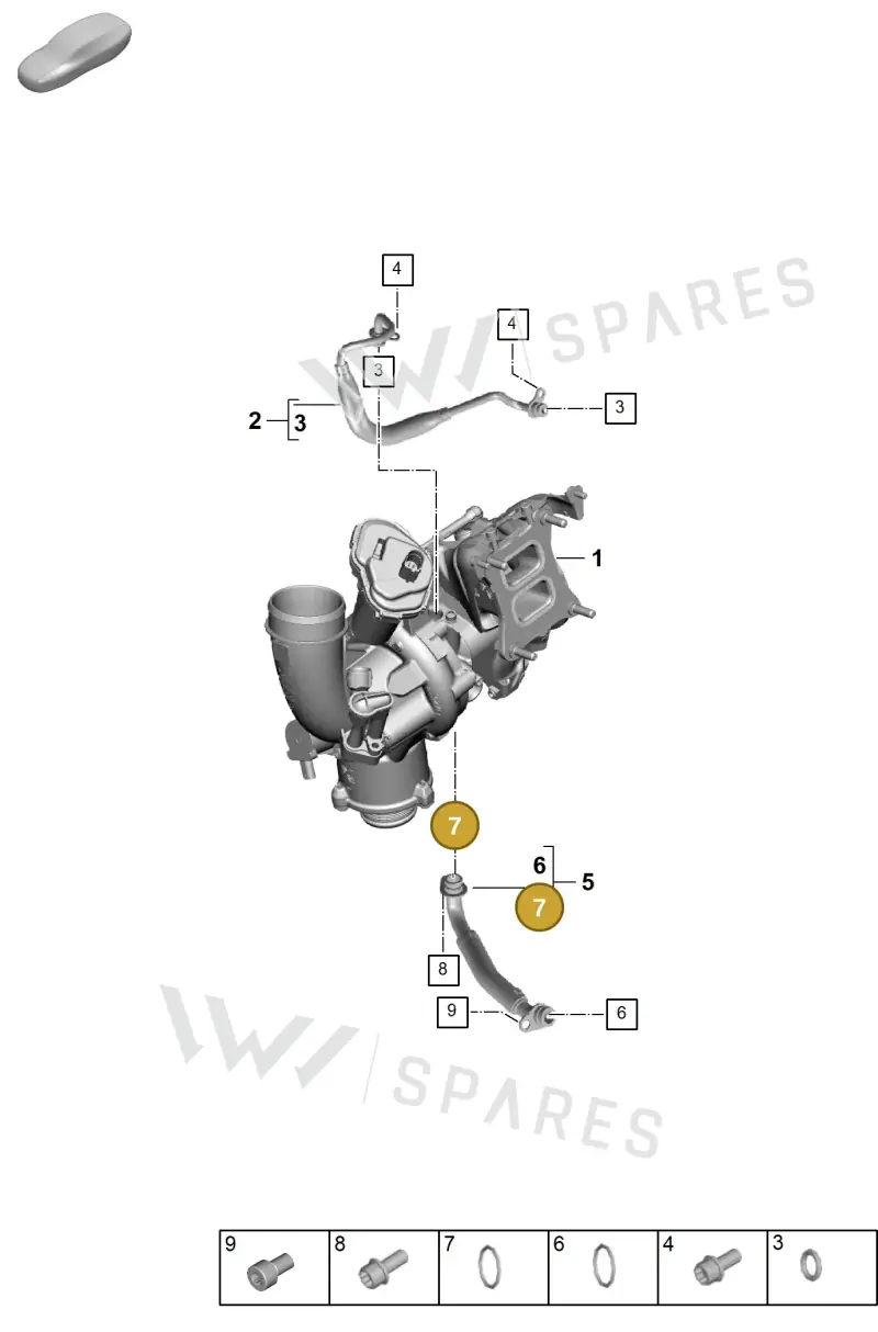 WHT006113 — Porsche Cayenne Hybrid Coupe (2023-) diagram p60202150, position 7