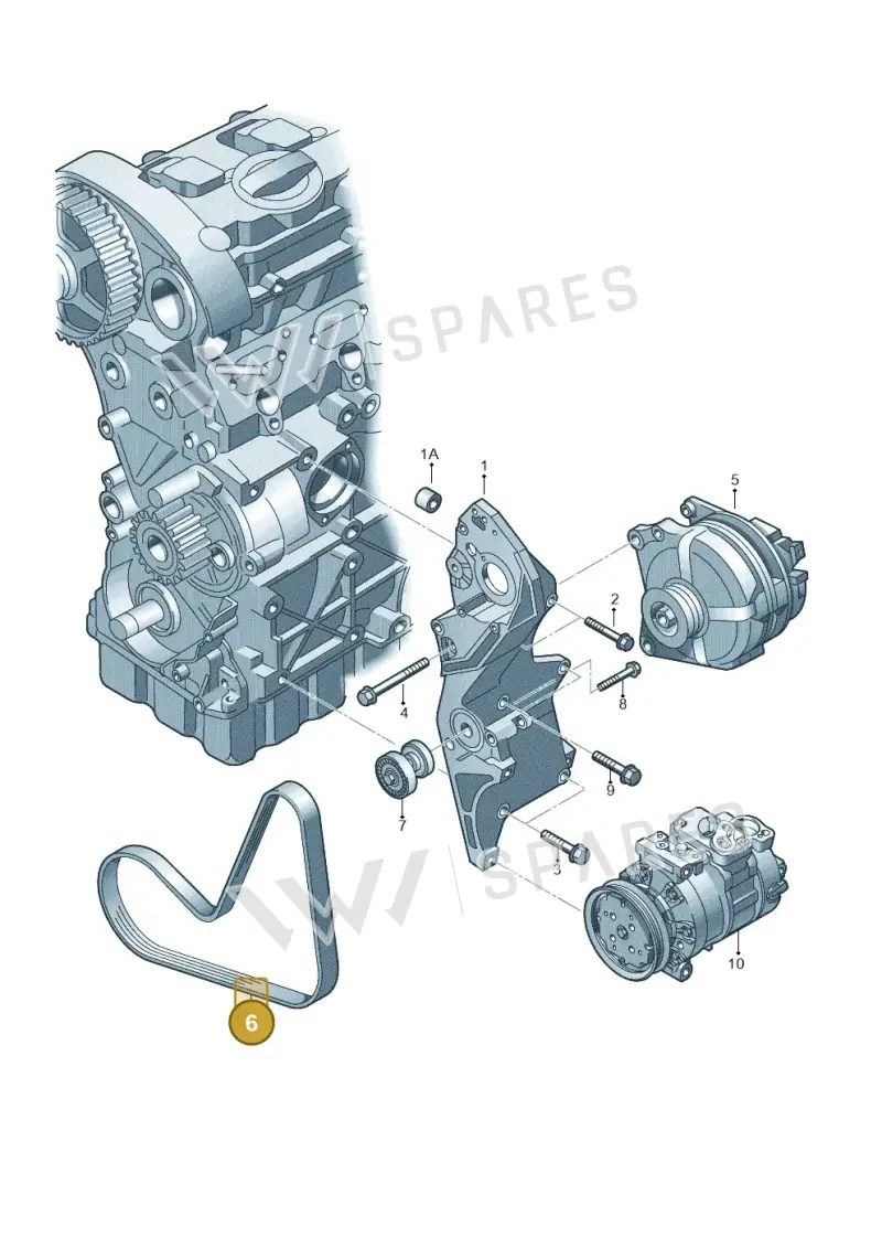 000012107 — SEAT Altea XL Reference (2013-2013) diagram 694903700, position 6