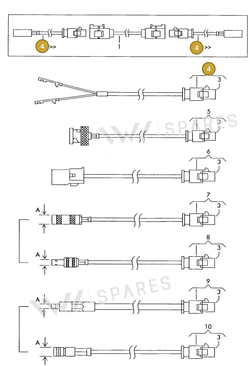 000098670 — SEAT 1J0 platform diagram 198035250, position 4