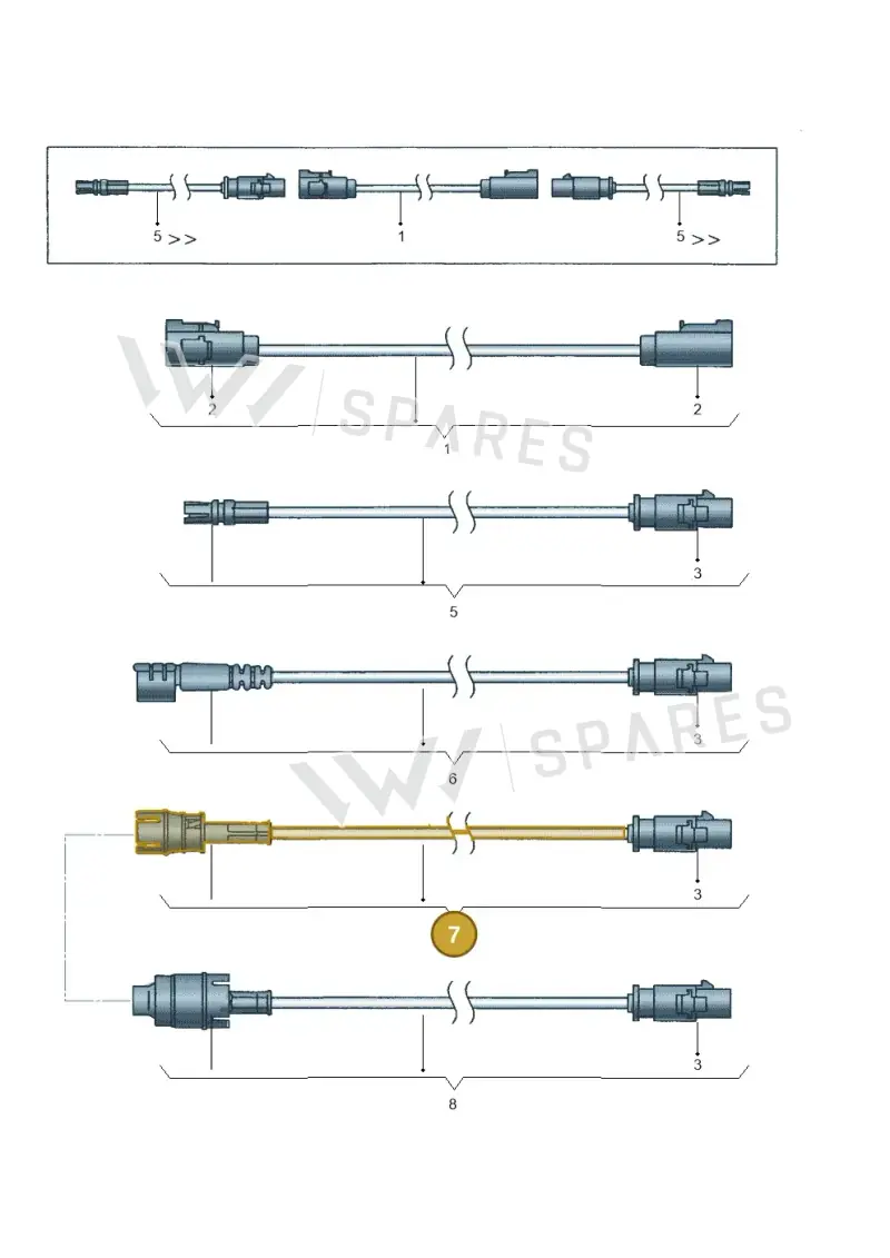 000098697 — SEAT AROSA (2003-2004) diagram 232035200, position 7