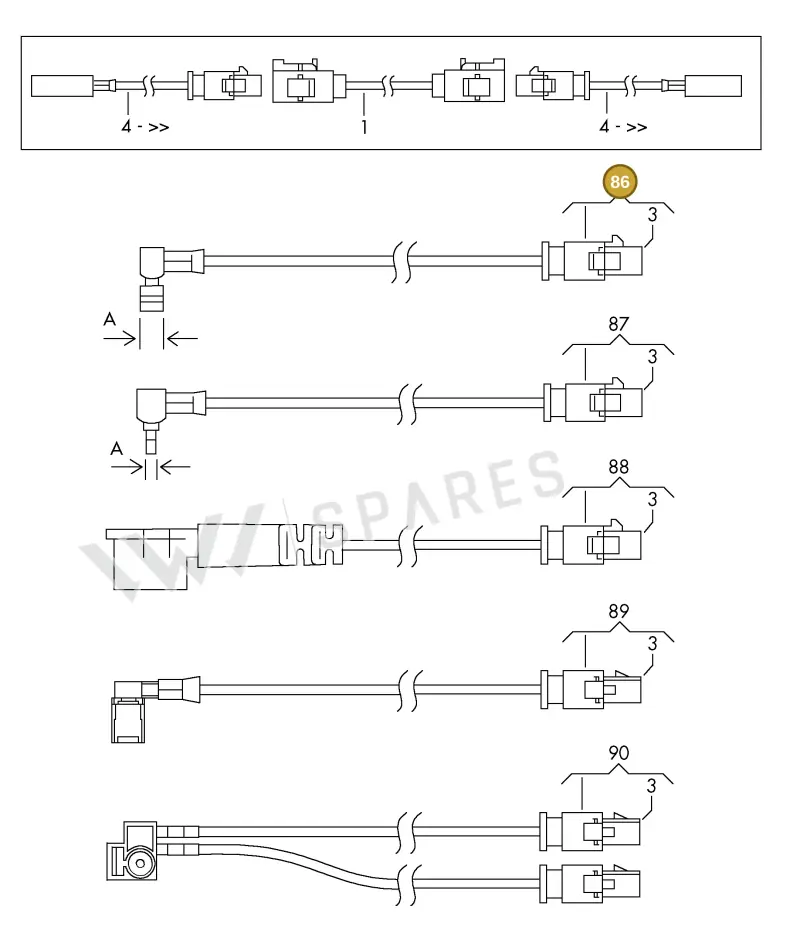 000098700 — SEAT 1J0 platform diagram 198035370, position 86