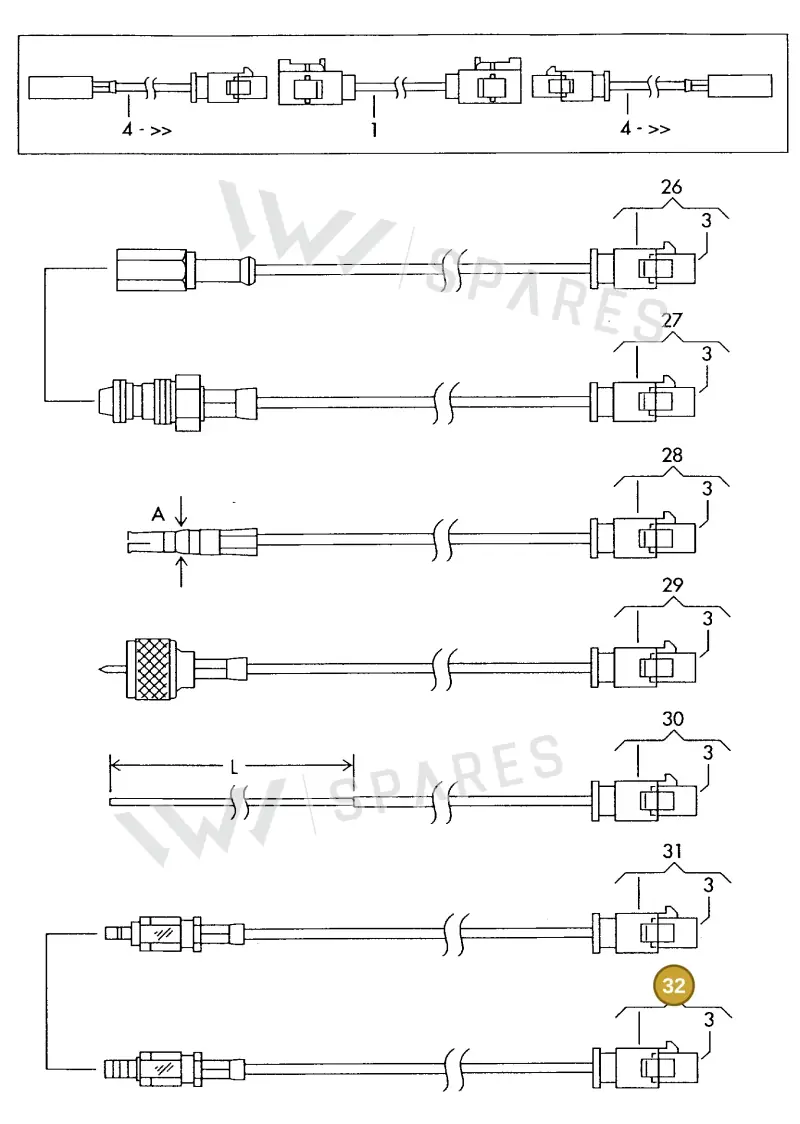000098707 — SEAT 1J0 platform diagram 198035280, position 32