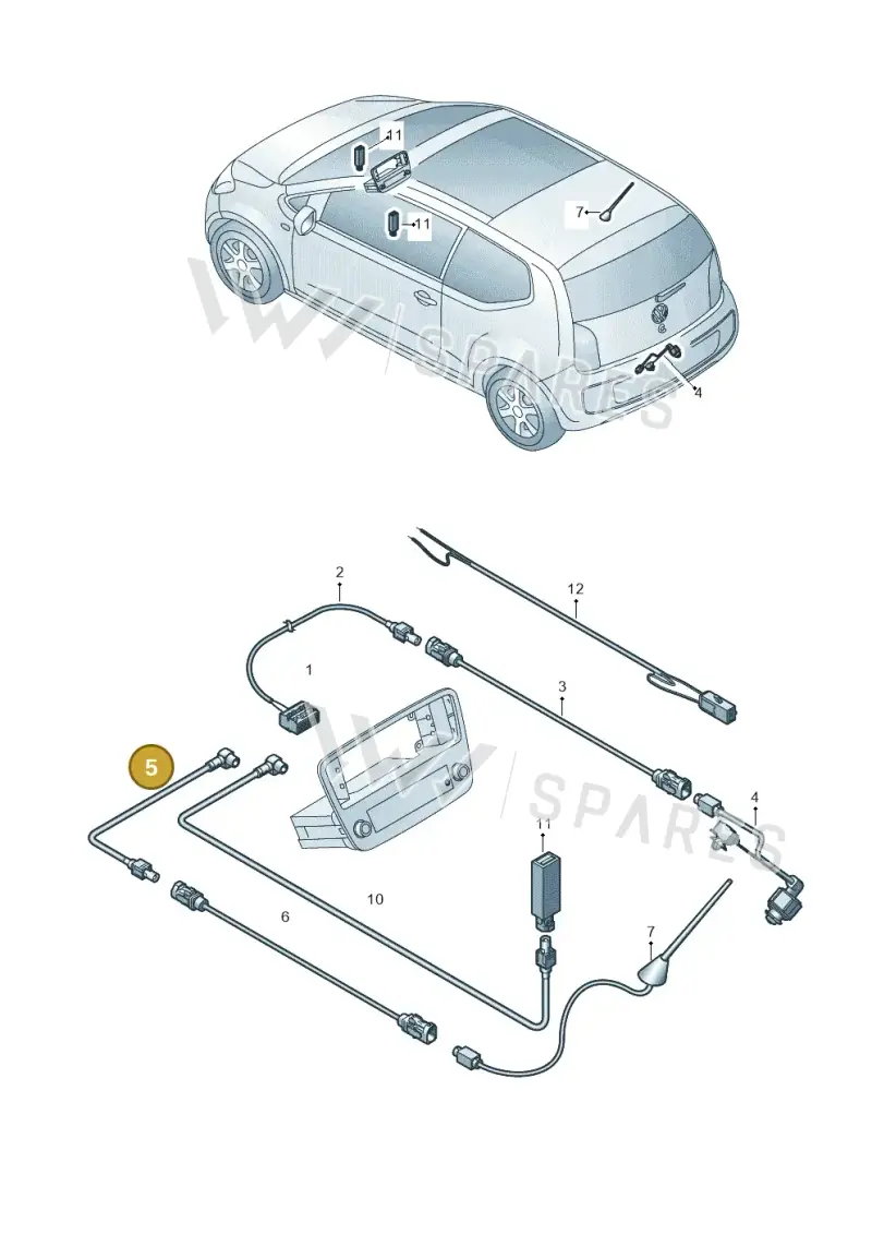 000098710A — SEAT Mii electric (2020-2021) diagram 723972100, position 5