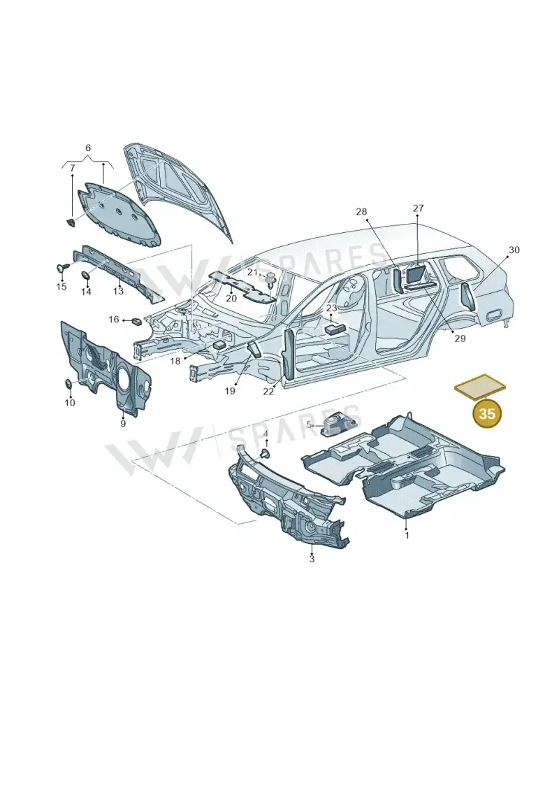 000863890 — SEAT Formentor TSI CUPRA (2020-) diagram 763863200, position 35