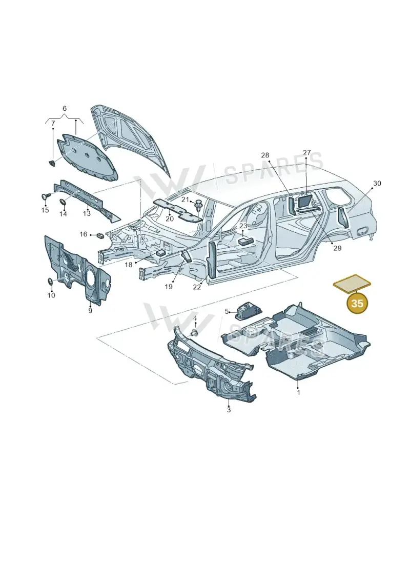 000863890A — SEAT Formentor TSI CUPRA (2020-) diagram 763863200, position 35