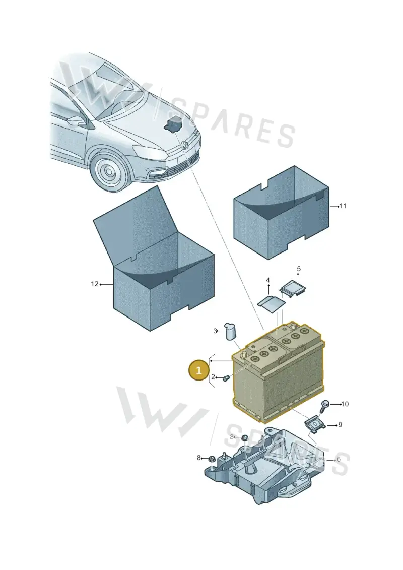 000915105DC — SEAT Ibiza Stylance (2015-) diagram 773915000, position 1