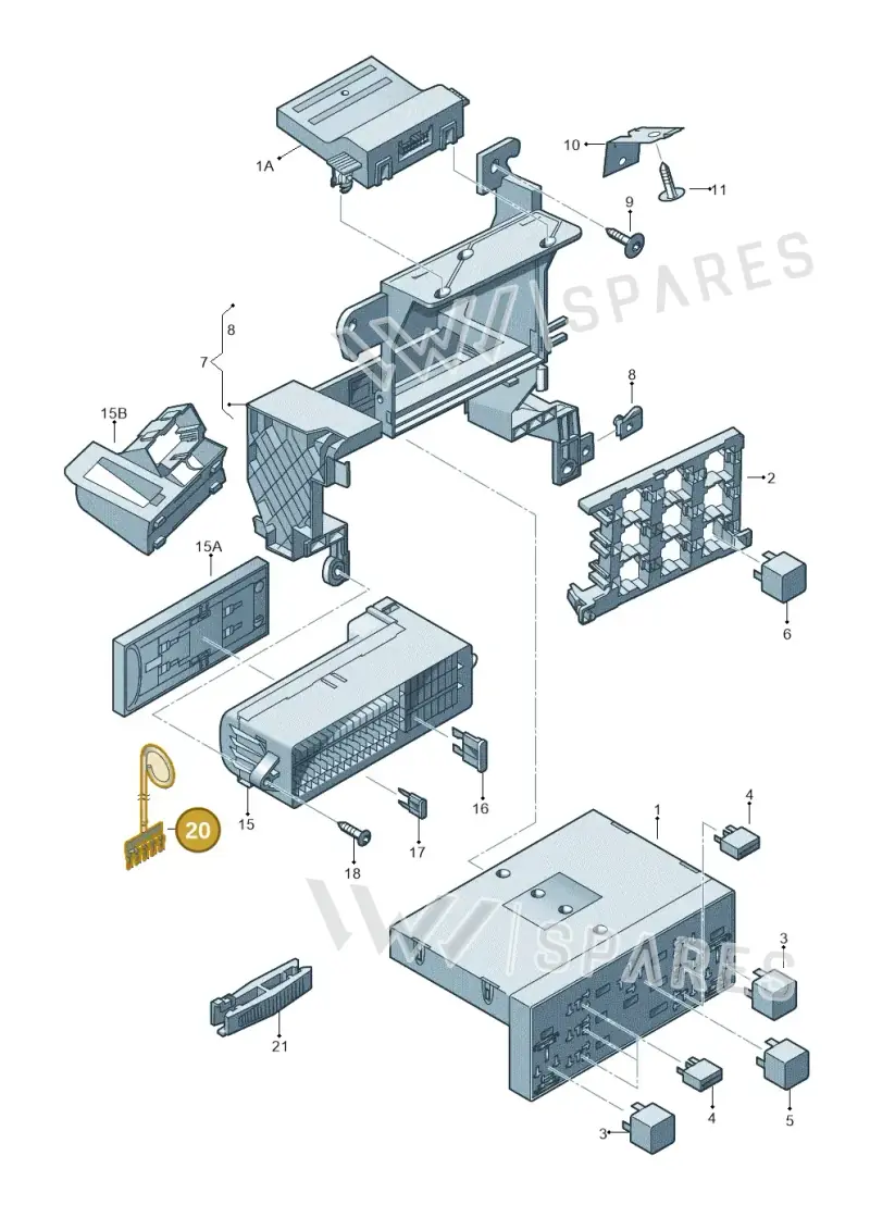 000937524A — SEAT Altea XL Reference (2013-2013) diagram 409937000, position 20