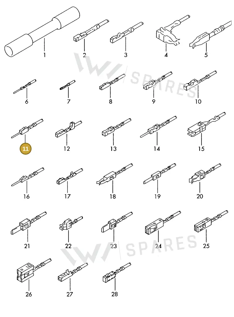 000979012E — SEAT 1J0 platform diagram 198979300, position 11