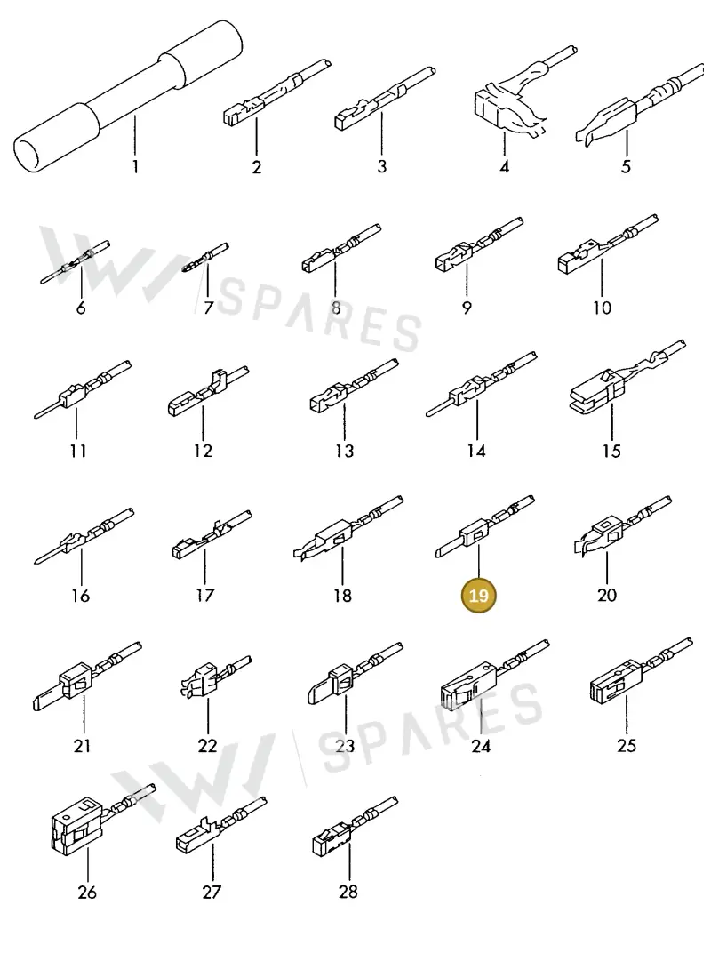 000979020E — SEAT 1J0 platform diagram 198979300, position 19